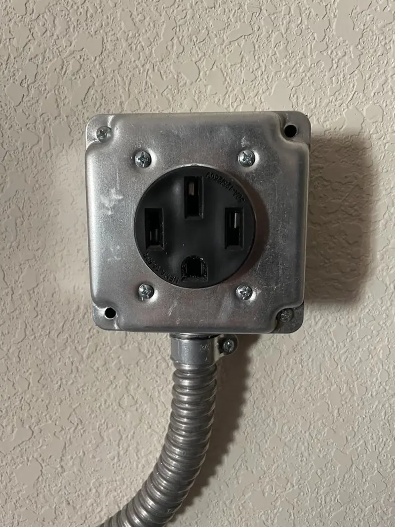 NEMA 14-50 outlet installed for Electrical Panel Upgrade in Runnemede