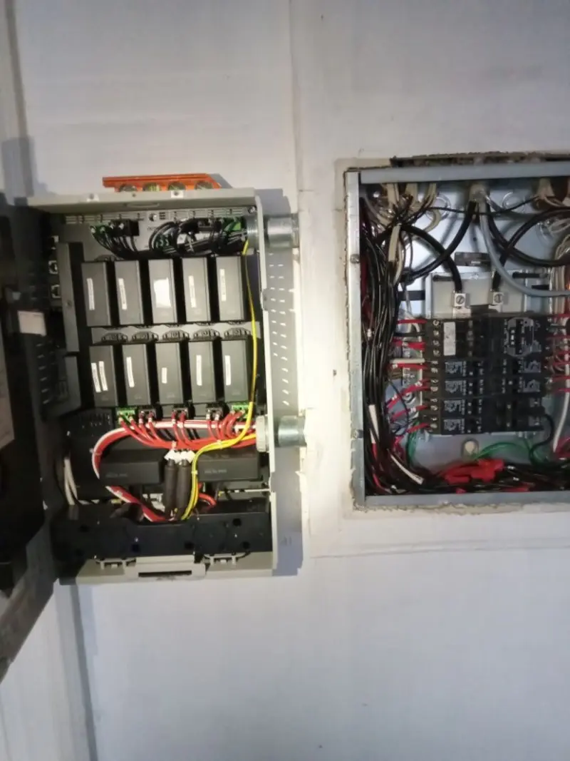 Electrical panel upgrade completed for Security Camera Wiring in Runnemede